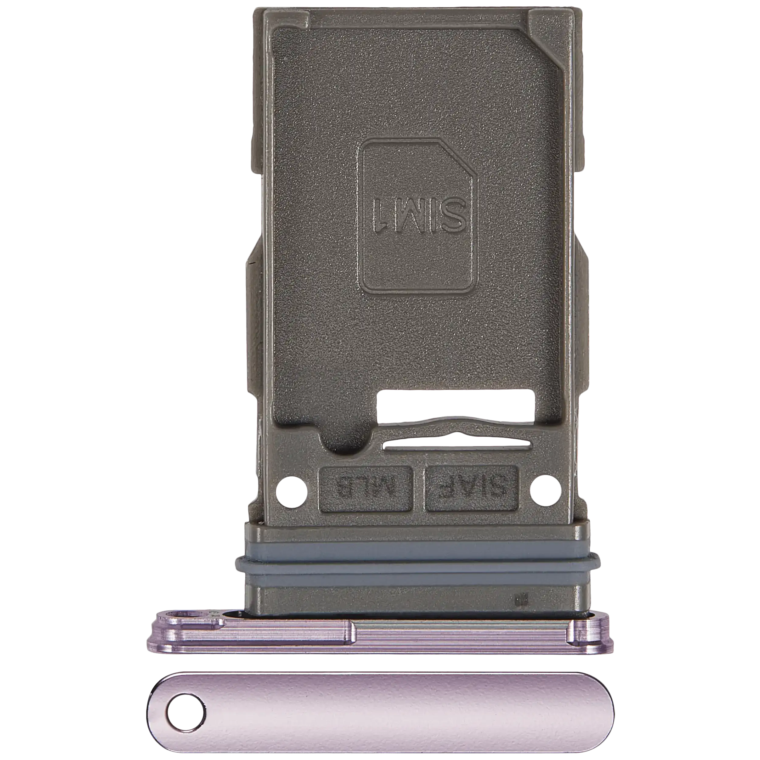 Single SIM Card Tray for Samsung Galaxy S22 5G / S22 Plus 5G (Bora Purple)