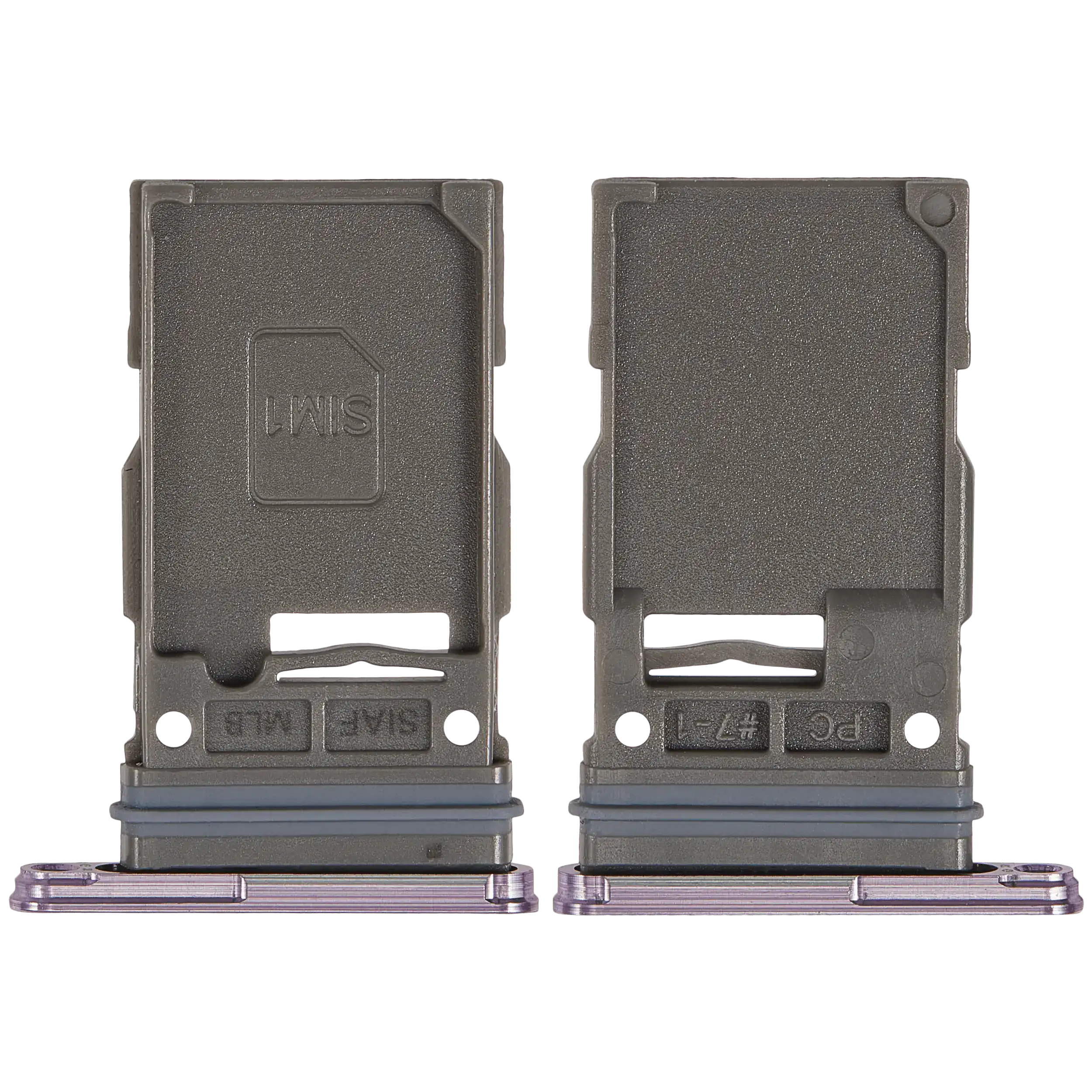 Single SIM Card Tray for Samsung Galaxy S22 5G / S22 Plus 5G (Bora Purple)