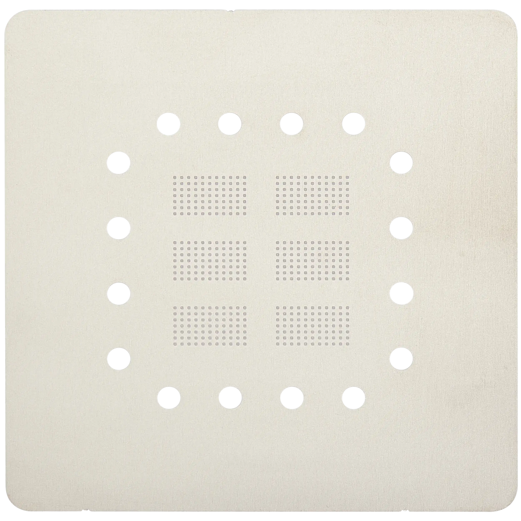 6in1 (0,12mm) stark magnetische LCD-IC-Reballing-Schablone für iPhone 16 (Amaoe)