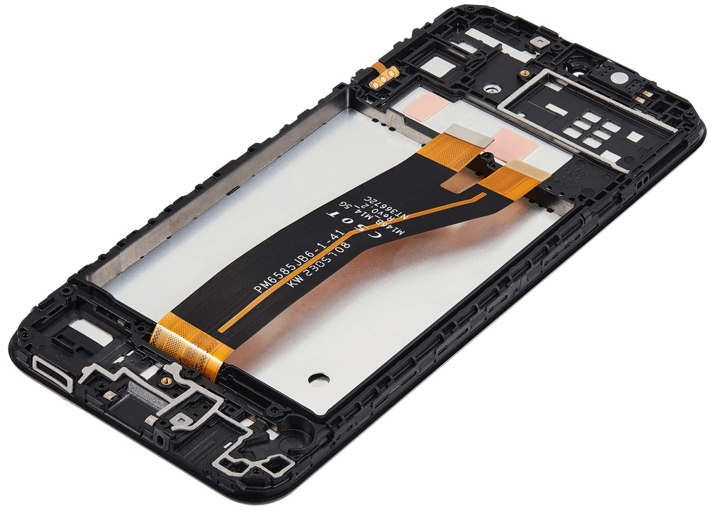 LCD-Display mit Rahmen Compatible für Samsung Galaxy M14 (M146 / 2023) (Refurbished) (Alle Farben)