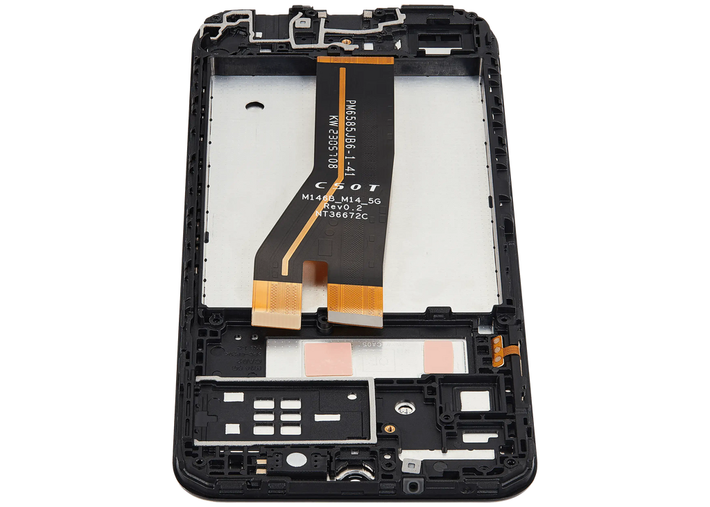 LCD-Display mit Rahmen Compatible für Samsung Galaxy M14 (M146 / 2023) (Refurbished) (Alle Farben)