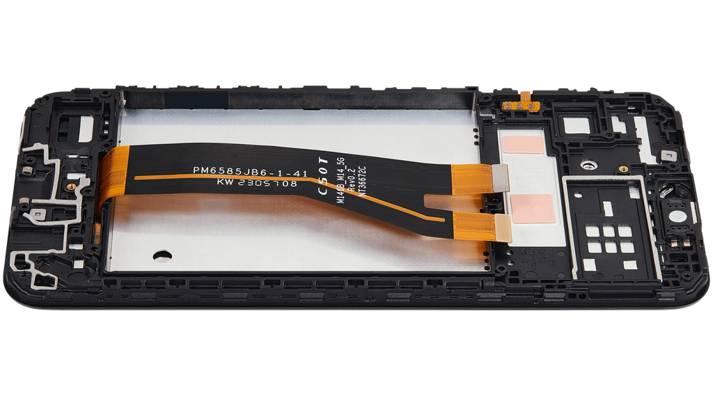 LCD-Display mit Rahmen Compatible für Samsung Galaxy M14 (M146 / 2023) (Refurbished) (Alle Farben)