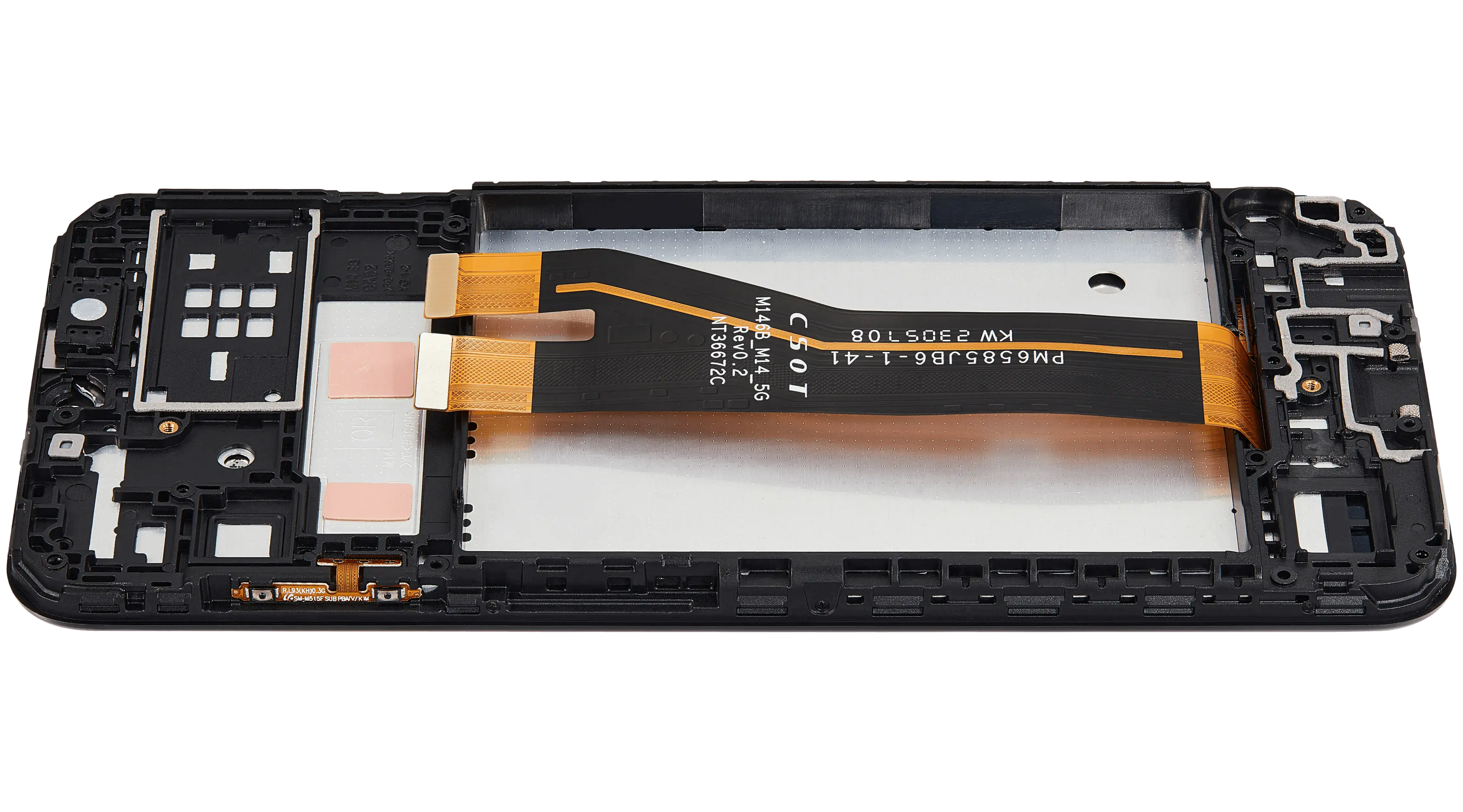 LCD-Display mit Rahmen Compatible für Samsung Galaxy M14 (M146 / 2023) (Refurbished) (Alle Farben)