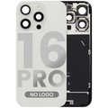 Back Cover with MagSafe Magnet, NFC, and Flash Flex Cable for iPhone 16 Pro (Aftermarket) (White Titanium) (No Logo)