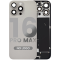 Backcover mit MagSafe,NFC& LED-Blitz für iPhone 16 Pro Max (Nat. Titan, o. Logo)