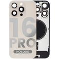 Back Cover with MagSafe Magnet for iPhone 16 Pro (Aftermarket) (Desert Titanium) (No Logo)