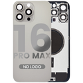 Back Cover with MagSafe Magnet for iPhone 16 Pro Max (Aftermarket) (Natural Titanium) (No Logo)