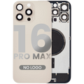 Back Cover with MagSafe Magnet for iPhone 16 Pro Max (Aftermarket) (Desert Titanium) (no logo)