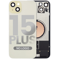 Backcover mit MagSafe-Magnet für iPhone 15 Plus (Aftermarket) (Gelb) (ohne Logo)