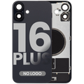 Back Cover with MagSafe Magnet for iPhone 16 Plus (Aftermarket) (Black) (No Logo)