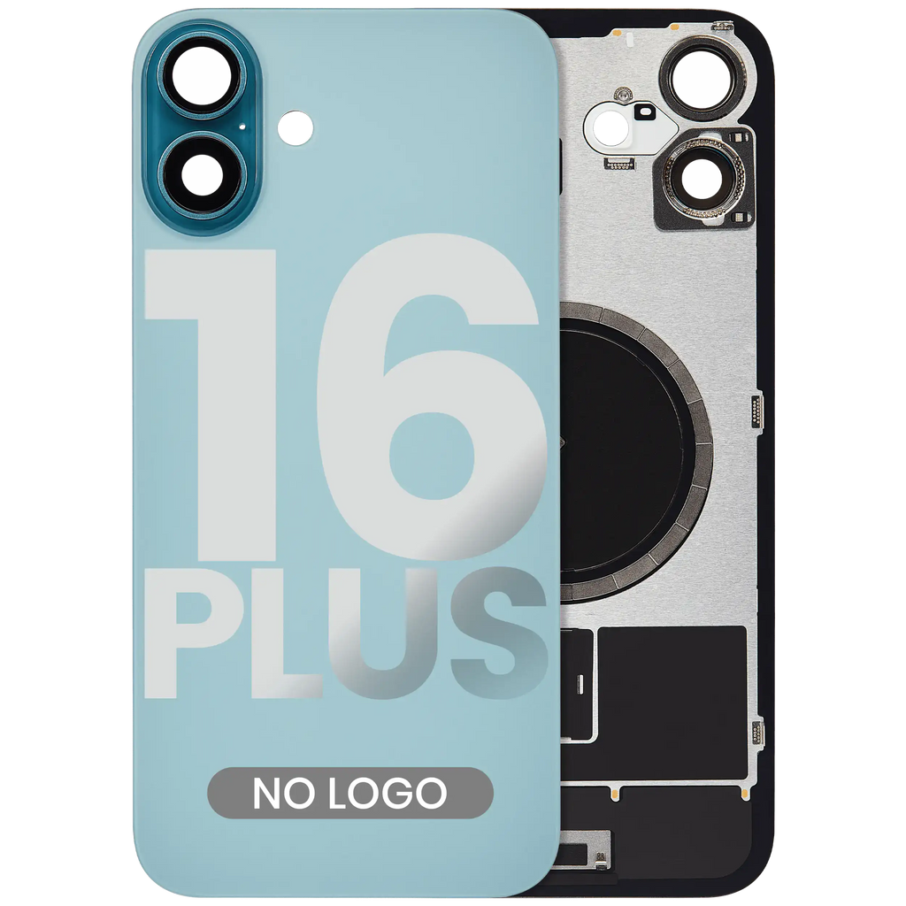 Back Cover with MagSafe Magnet for iPhone 16 Plus (Aftermarket) (Teal) (No Logo)