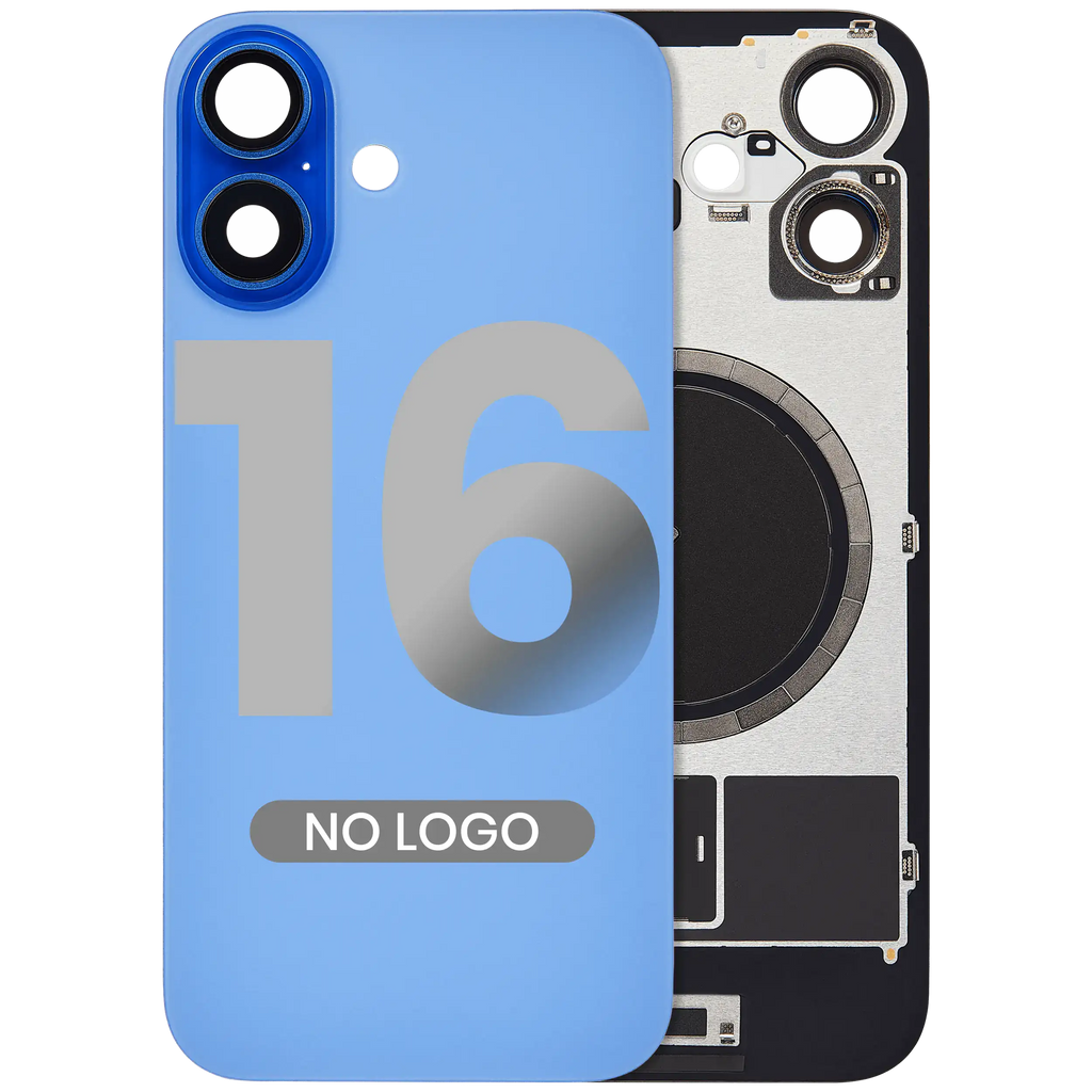 Back Cover with MagSafe Magnet for iPhone 16 (Aftermarket) (Ultramarine) (without Logo)