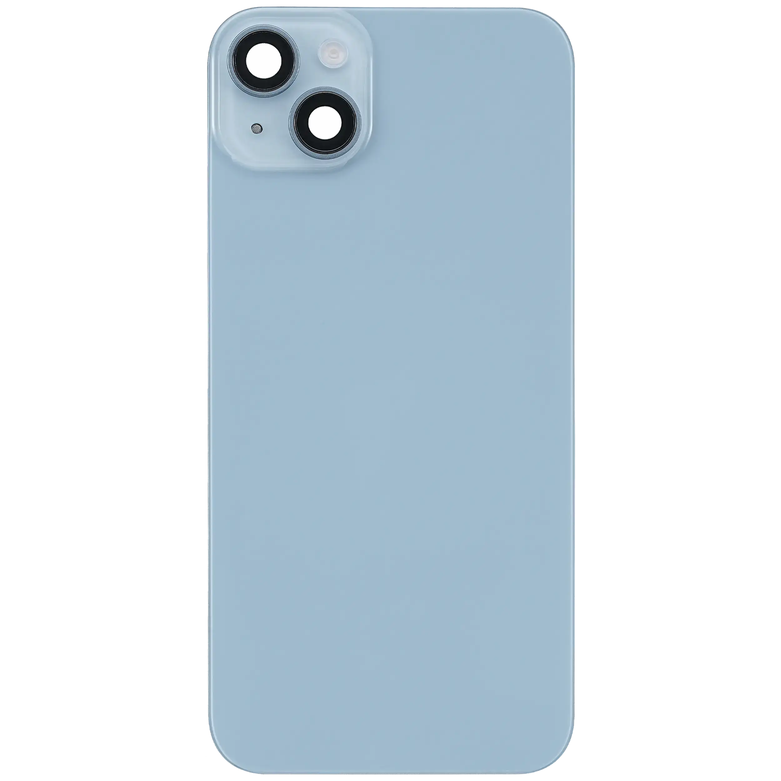 Backcover mit Stahlplatte mit Wireless NFC & MagSafe Magnet Pre-Installed für iPhone 14 Plus (ohne Logo) (Blau)