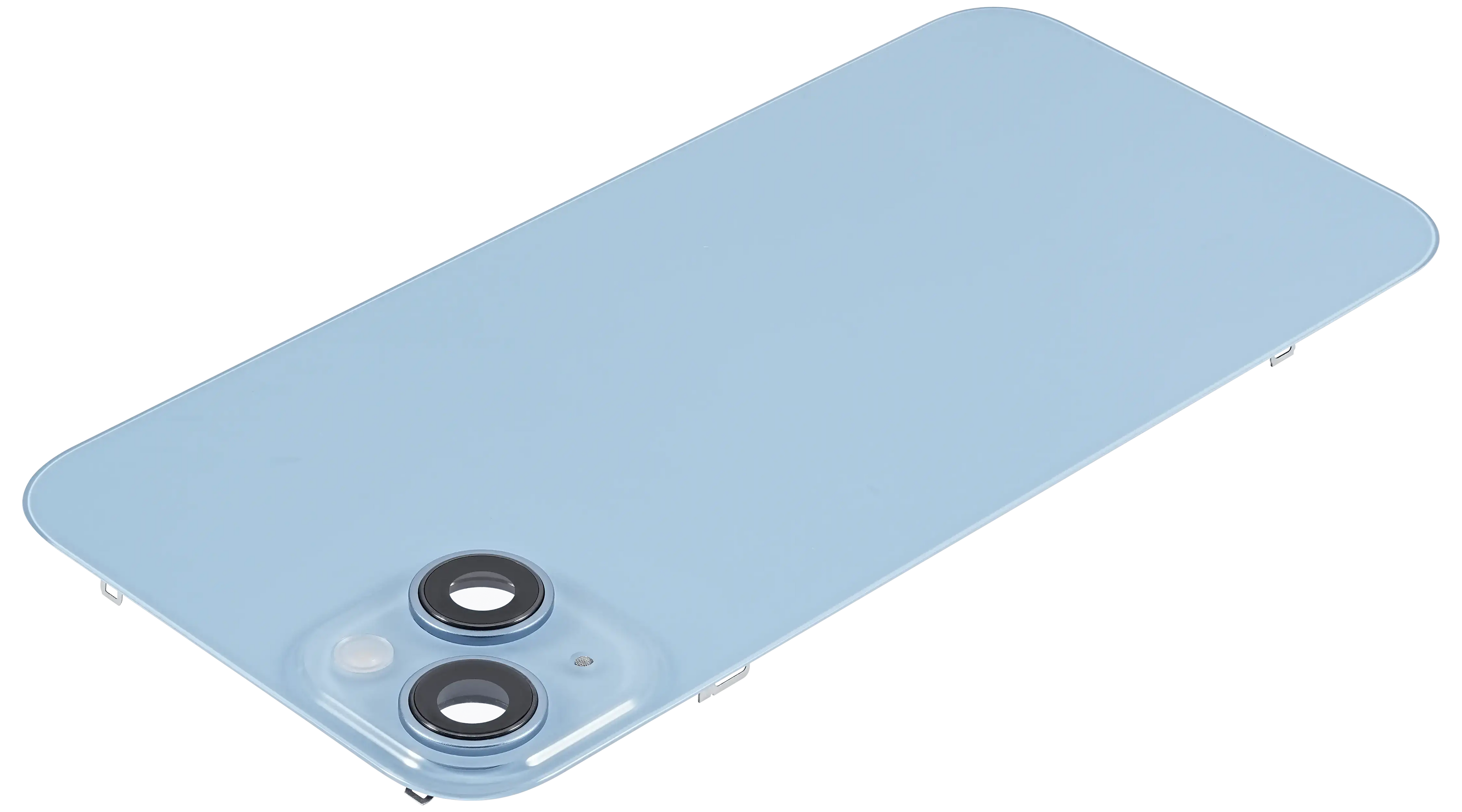 Backcover mit Stahlplatte mit Wireless NFC & MagSafe Magnet Pre-Installed für iPhone 14 Plus (ohne Logo) (Blau)