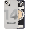 Backcover mit MagSafe-Magnet für iPhone 14 (Aftermarket) (Starlight) (Ohne Logo)