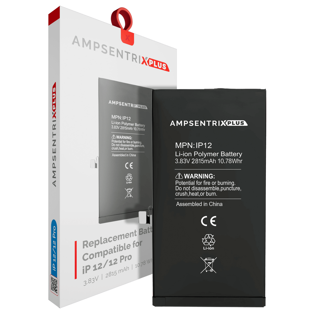 Replacement Battery for iPhone 12 / 12 Pro (AmpSentrix Plus)