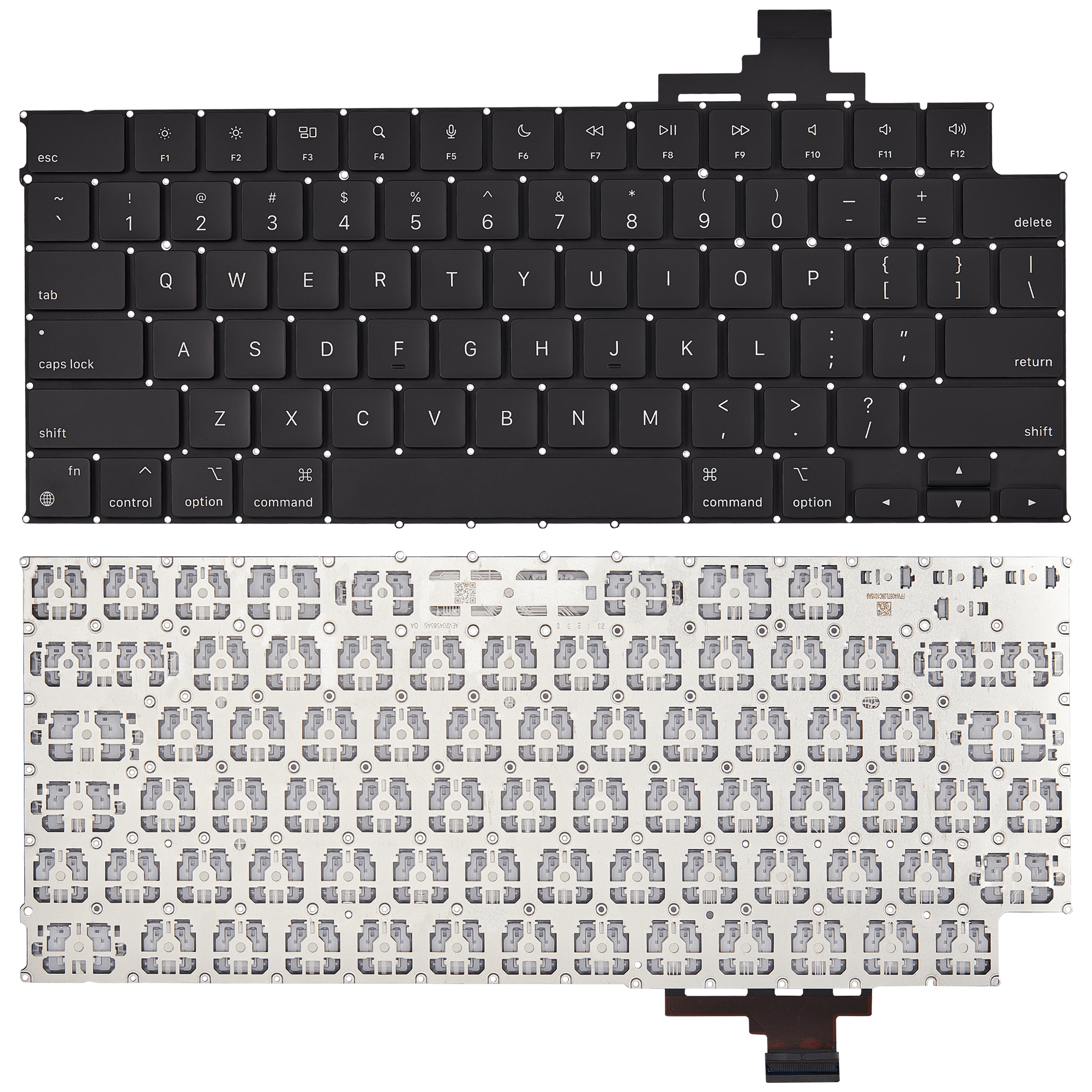 beleuchtete Tastatur mit Schrauben für MacBook Air 13" A2681 (US English)