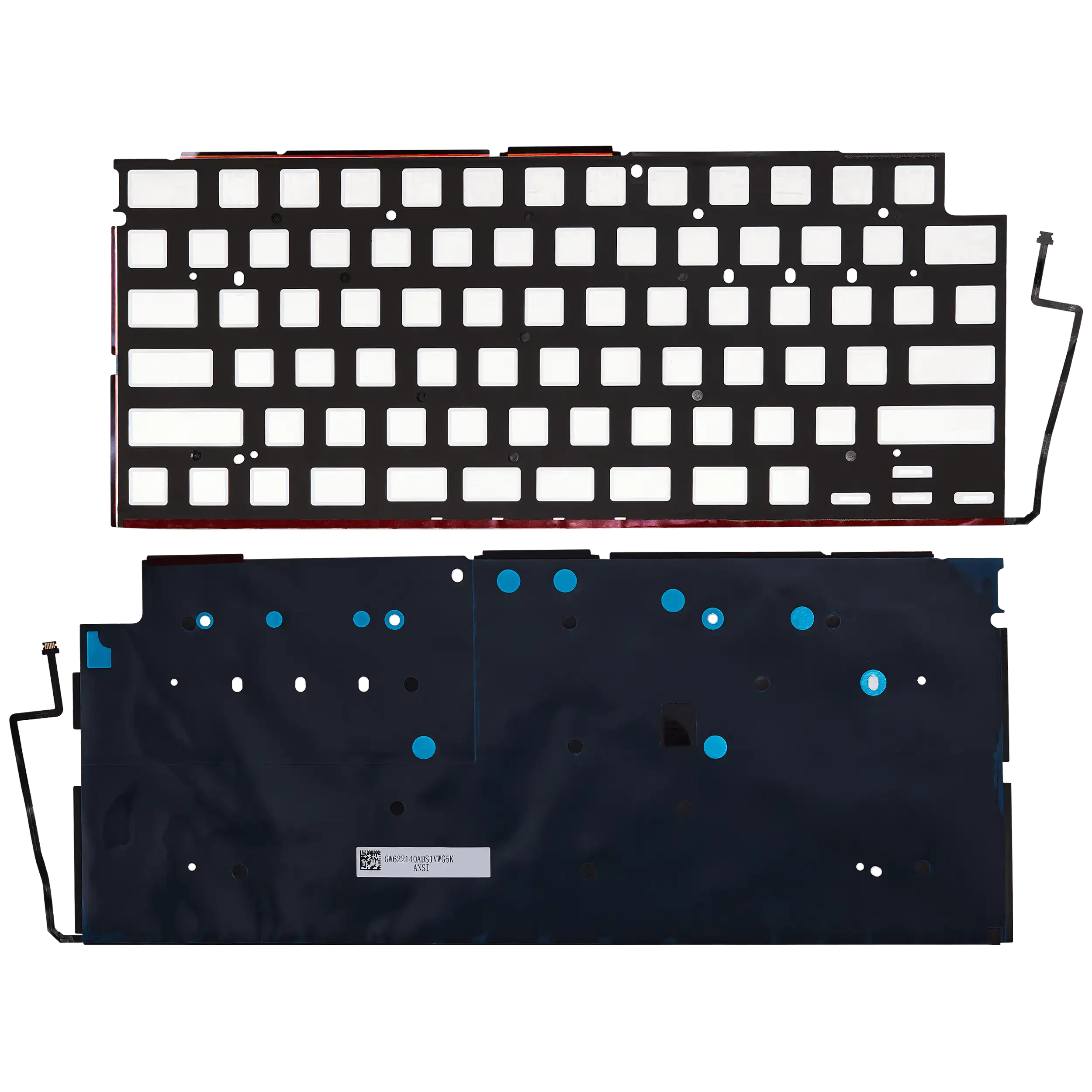 beleuchtete Tastatur mit Schrauben für MacBook Air 13" A2681 (US English)