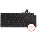 Tastatur mit Hintergrundbeleuchtung und Schrauben für MacBook Air A2681 UK