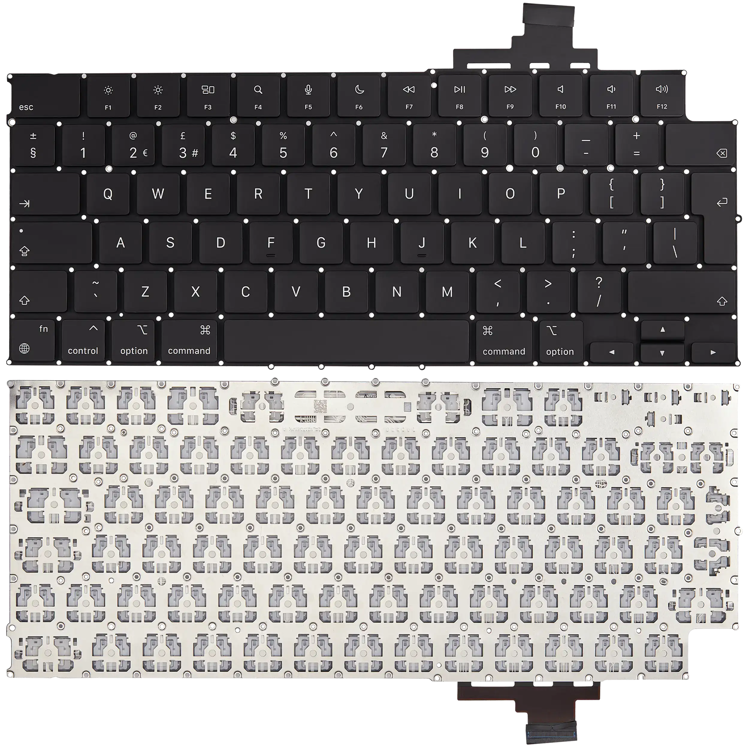 Tastatur mit Hintergrundbeleuchtung und Schrauben für MacBook Air A2681 UK