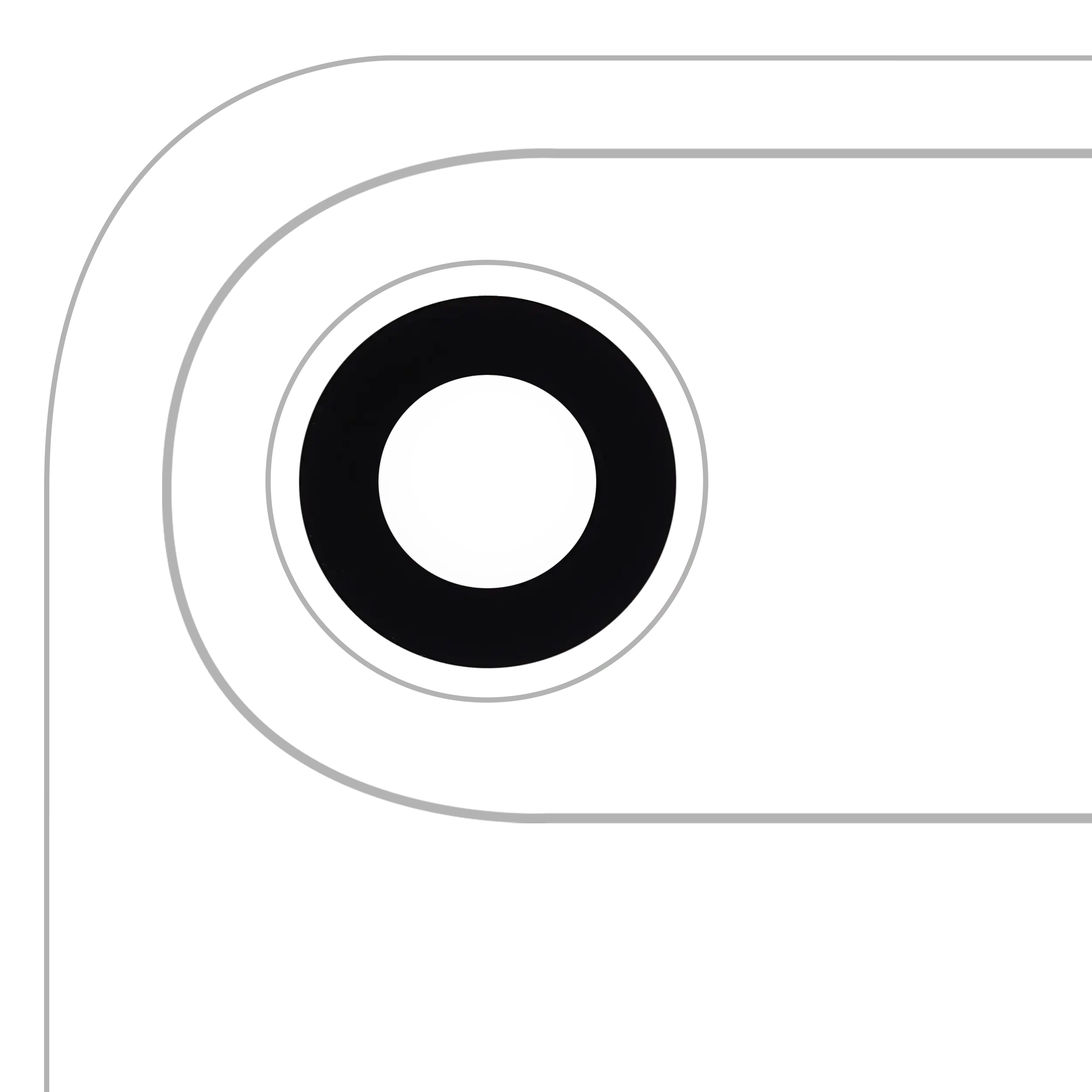 Rückkamera-Objektivglas mit Klebstoff für iPhone Air (echtes Saphir) (Premium)