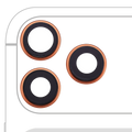 Kameralinse hinten mit Rahmen für iPhone 17 Pro/Pro Max Premium Cosmic Orange