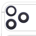 Rear Camera Lens with Holder and Frame for iPhone 17 Pro/17 Pro Max (Premium) (Deep Blue)