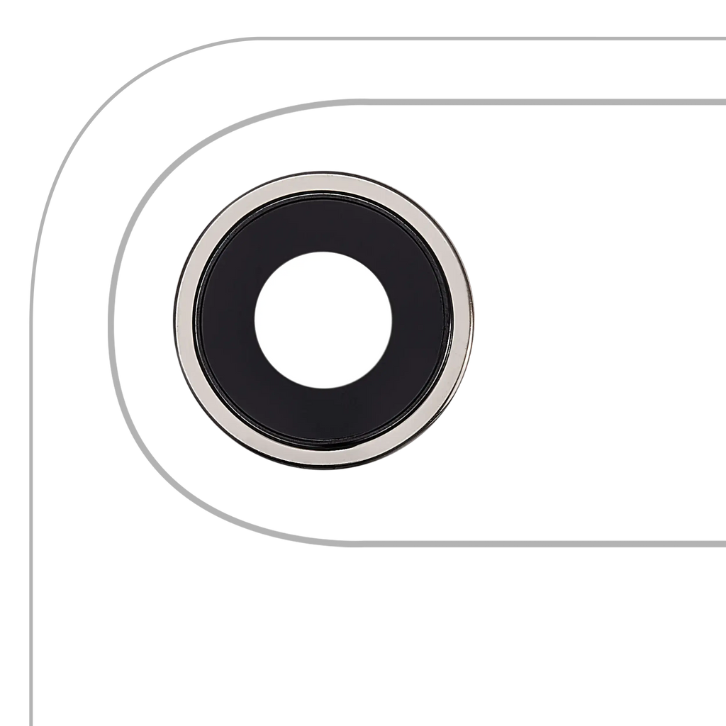 Rear Camera Lens with Holder and Frame for iPhone Air (Premium) (Light Gold)