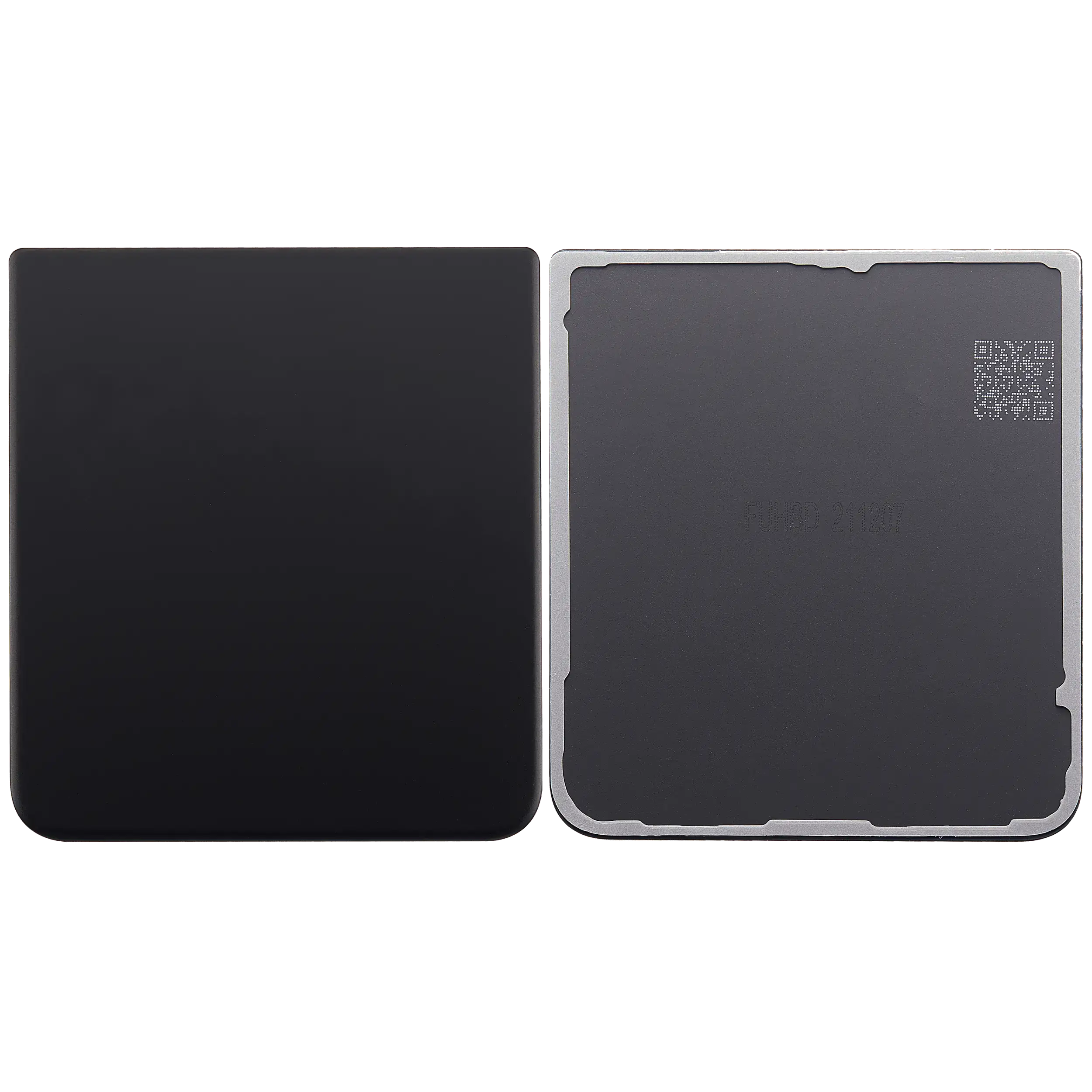 Lower Back Cover for Samsung Galaxy Z Flip 3 5G (Aftermarket Plus) (Phantom Black)