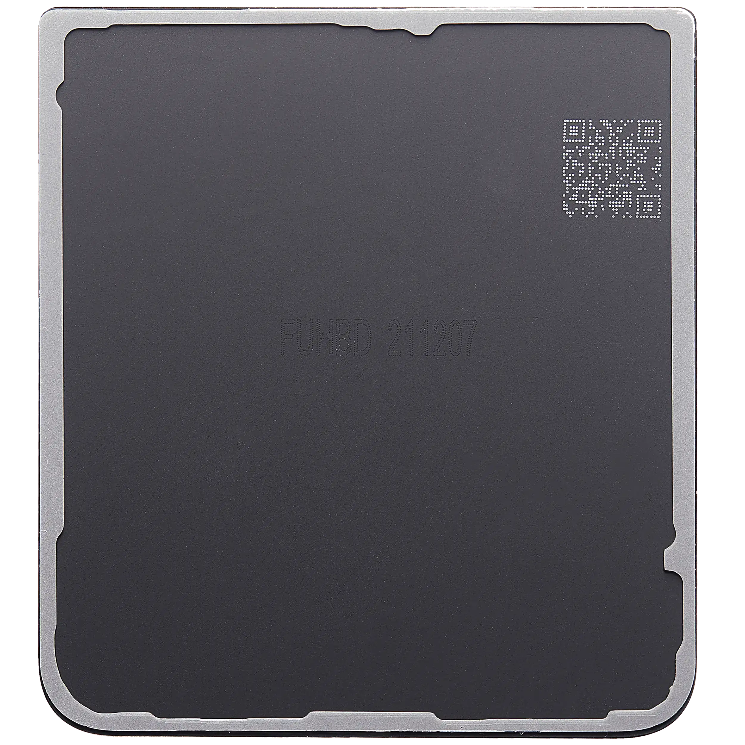 Lower Back Cover for Samsung Galaxy Z Flip 3 5G (Aftermarket Plus) (Phantom Black)