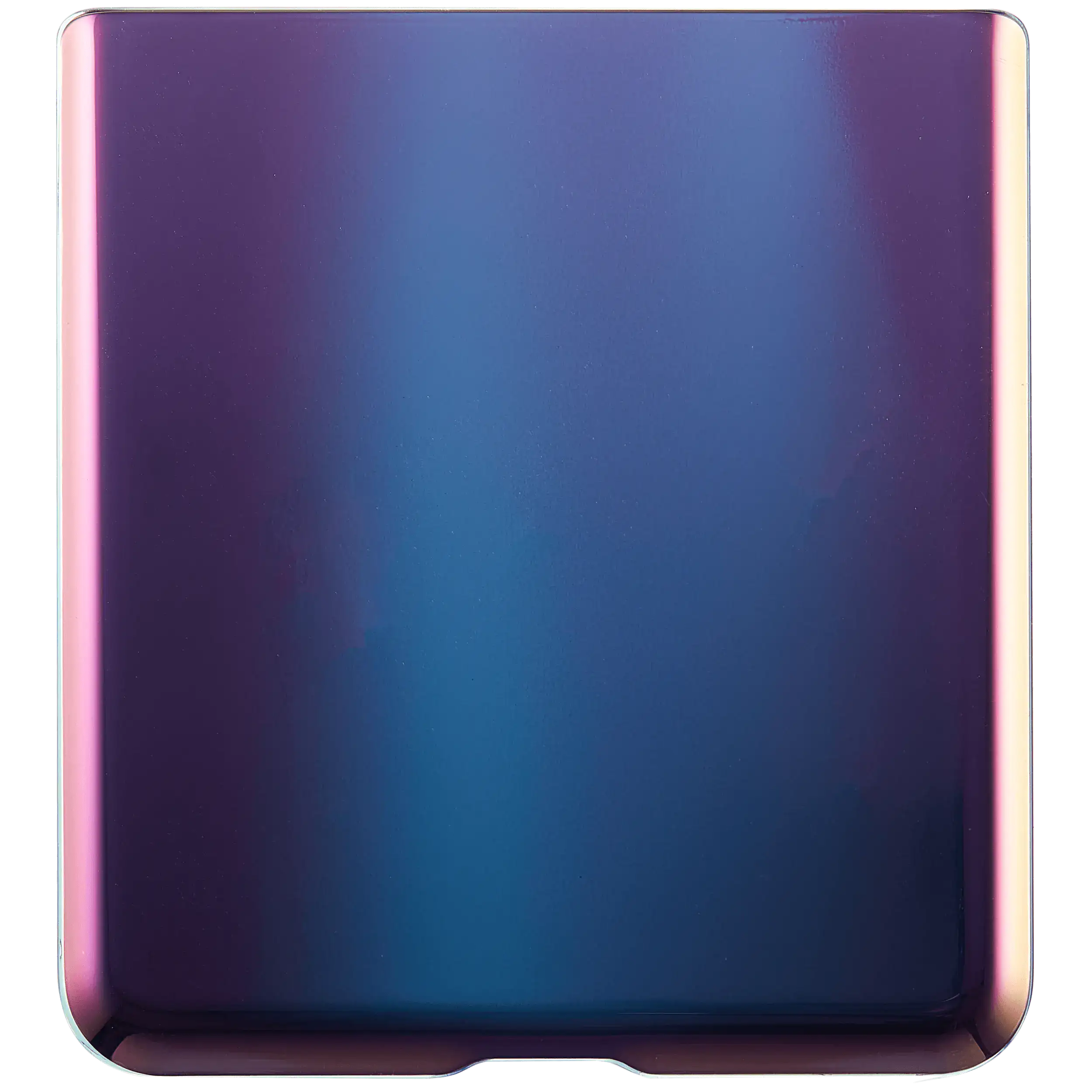 Lower Back Cover Glass with Camera Lens for Samsung Galaxy Z Flip 4G (F700) / Z Flip 5G (F707) (Aftermarket Plus) (Mirror Purple)