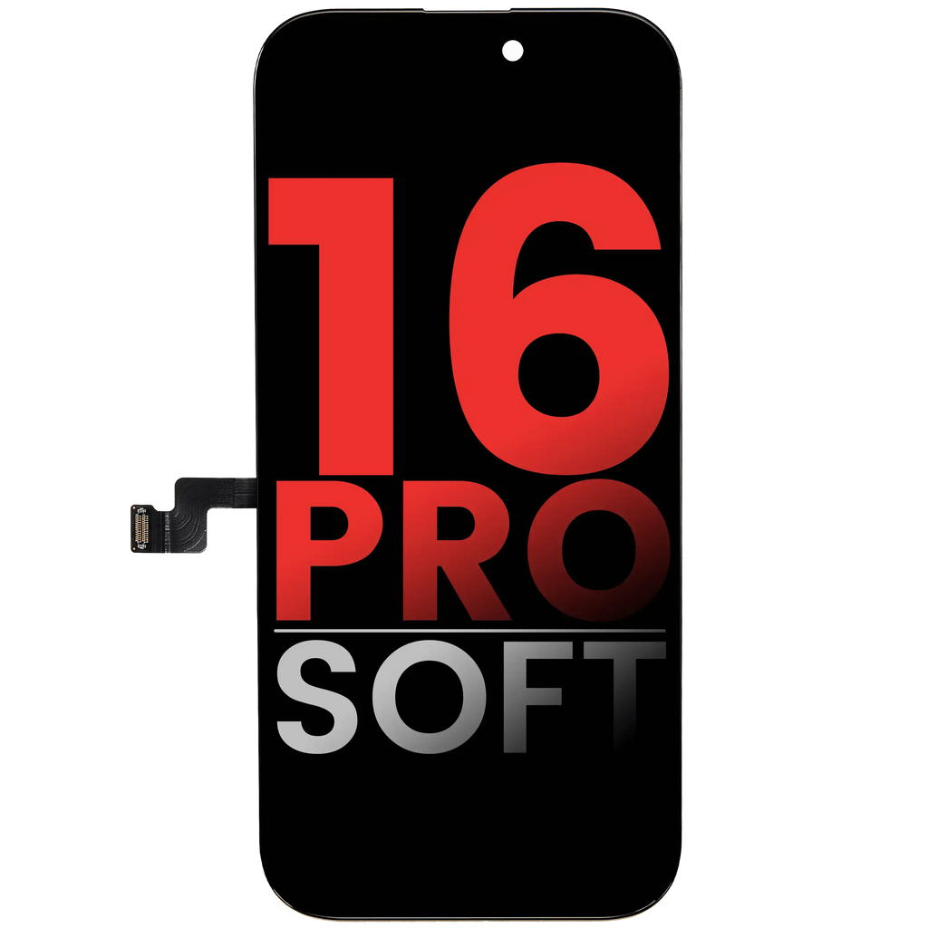 OLED Display compatible with iPhone 16 Pro (Aftermarket Plus: Soft)