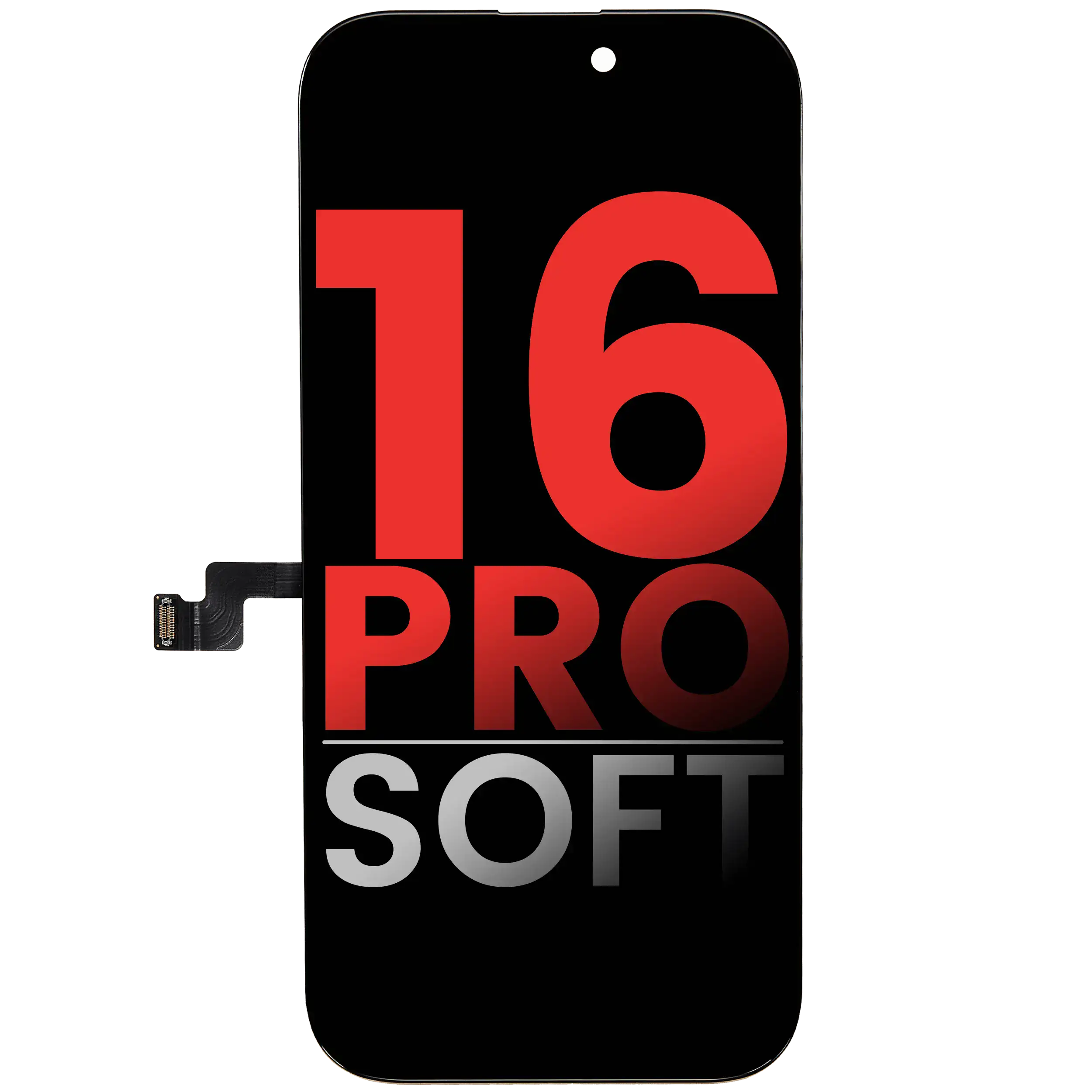 OLED Display compatible with iPhone 16 Pro (Aftermarket Plus: Soft)