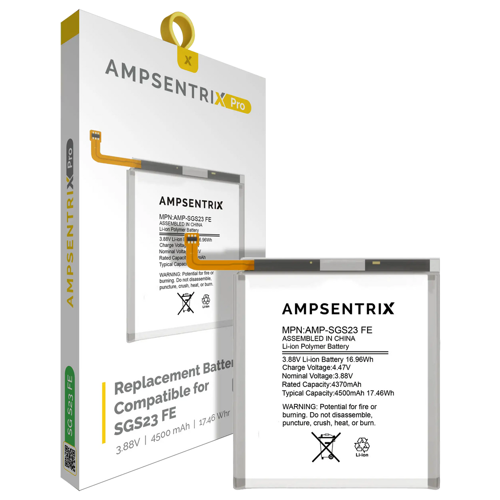 Replacement Akku für Samsung Galaxy S23 FE (AmpSentrix Pro)