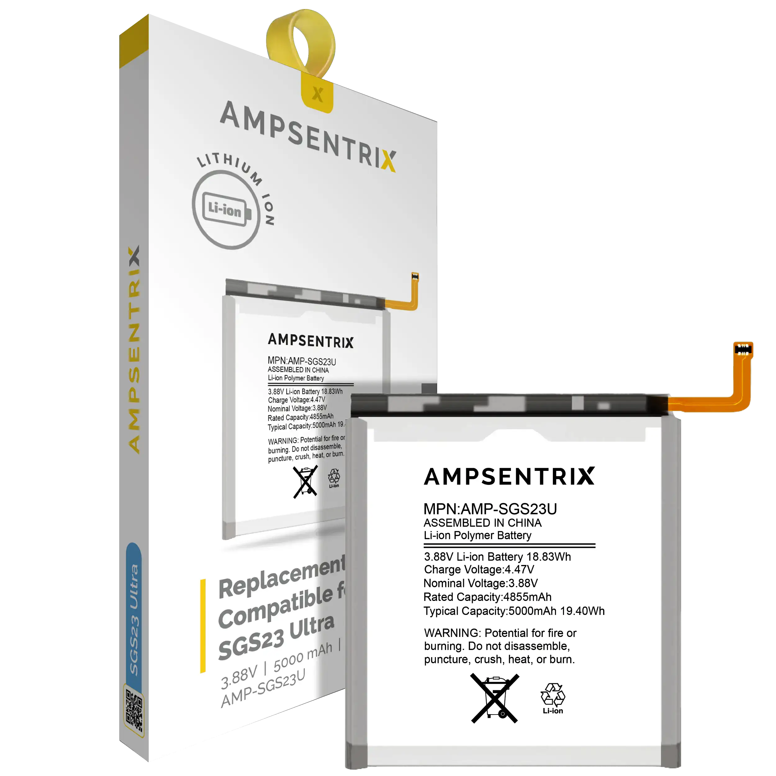 Ersatzakku für Samsung Galaxy S23 Ultra