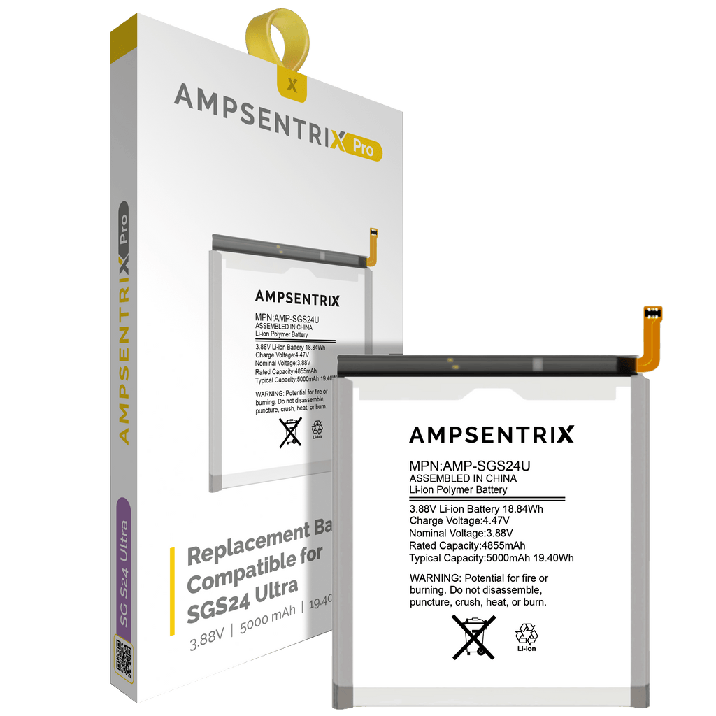 Ersatzakku für Samsung Galaxy S24 Ultra (AmpSentrix Pro)