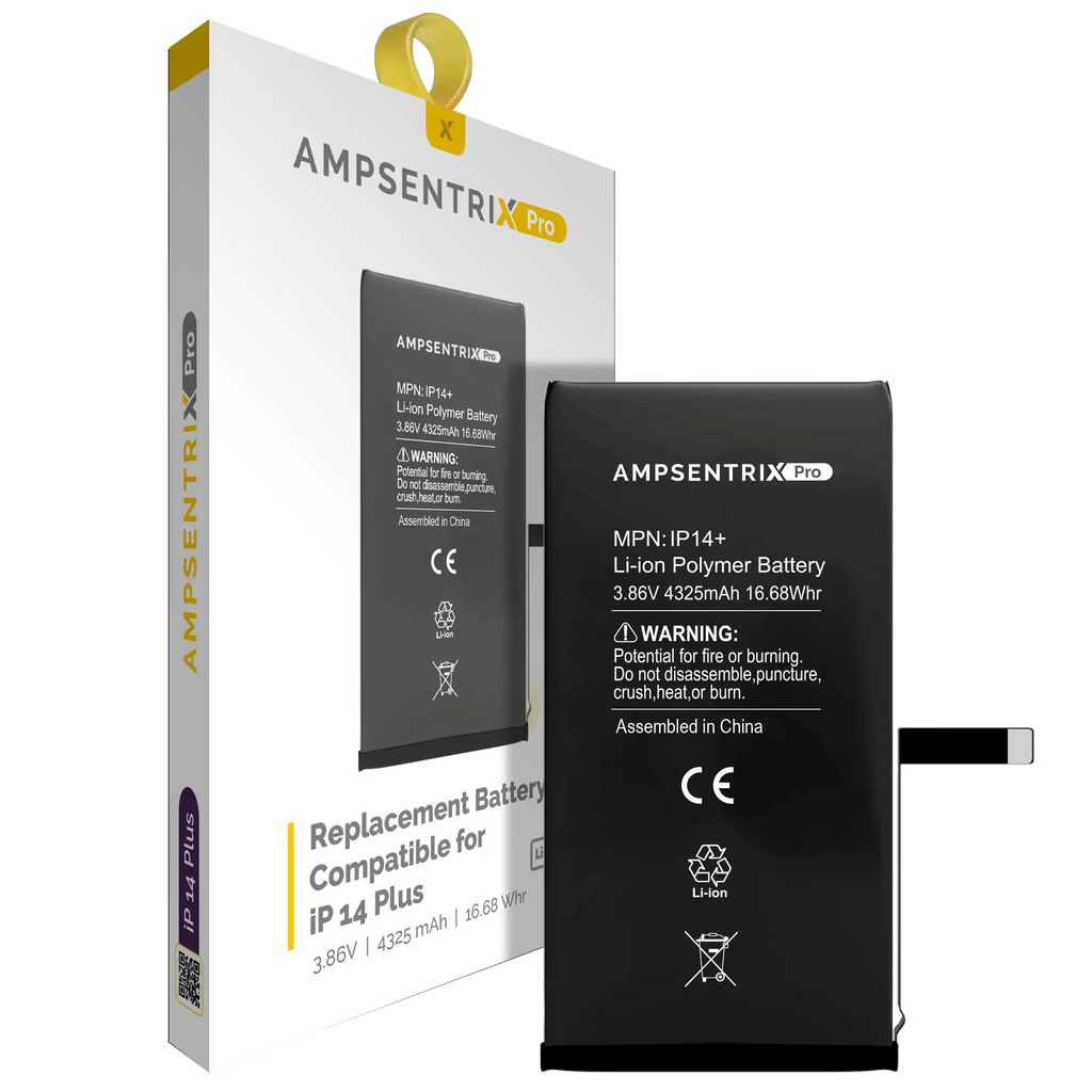 Ersatzbatterie für iPhone 14 Plus (AmpSentrix Pro)