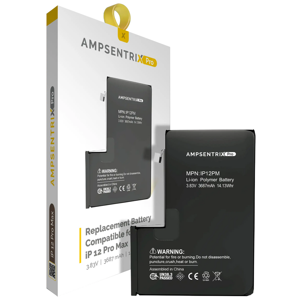 Ersatzakku für iPhone 12 Pro Max (AmpSentrix Pro)