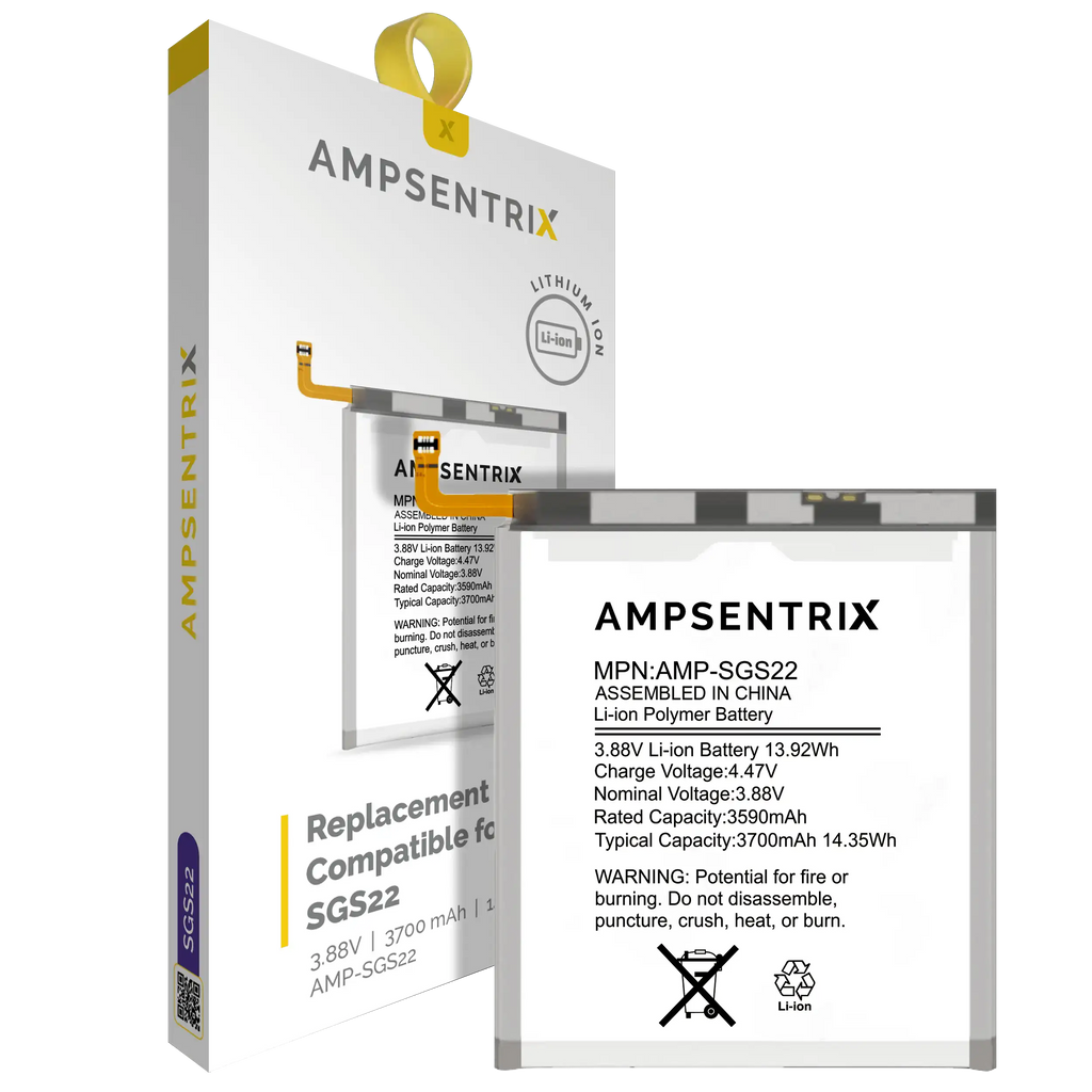 Ersatzakku für Samsung Galaxy S22 5G (AmpSentrix Pro)