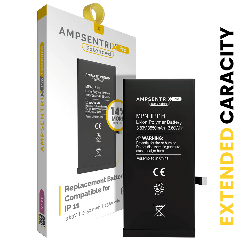 Replacement Akku für iPhone 11 (AmpSentrix Pro Extended)