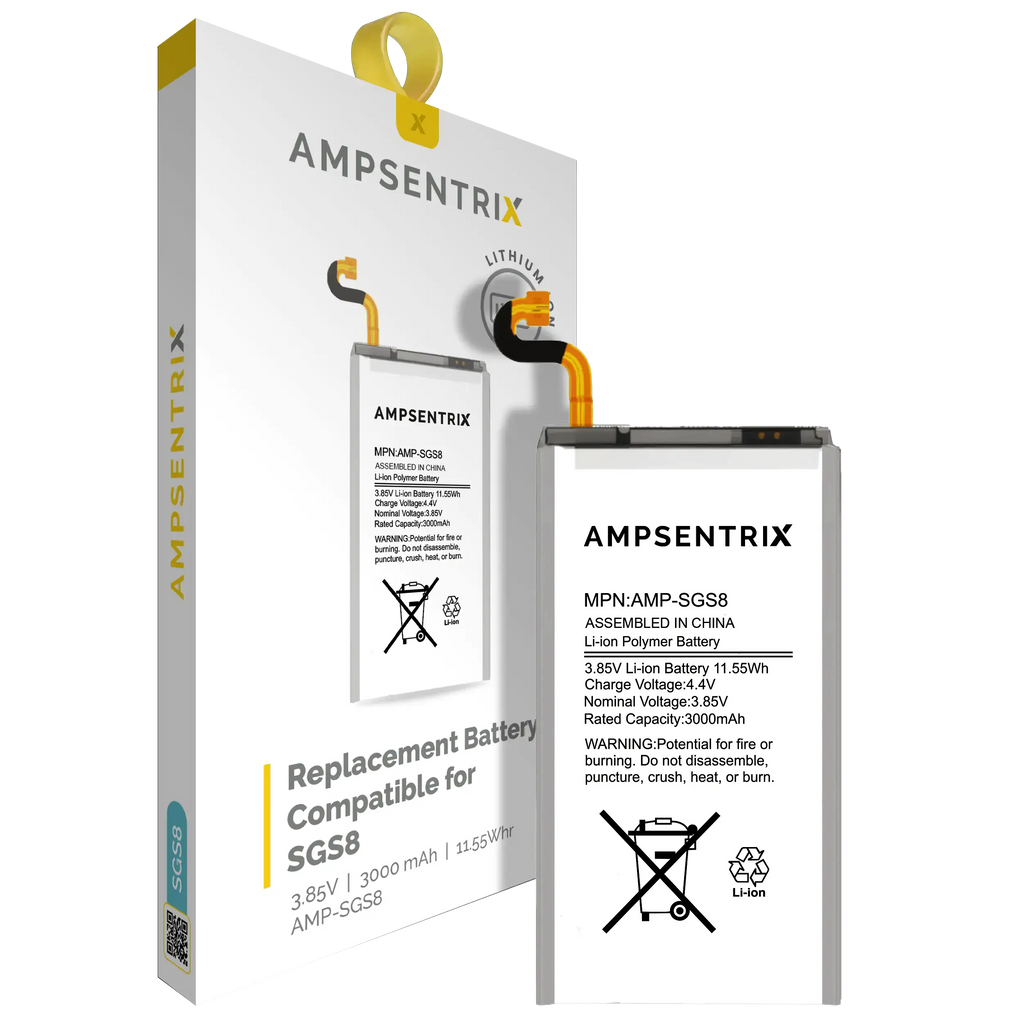 Ersatzakku für Samsung Galaxy S8 (AmpSentrix Pro)