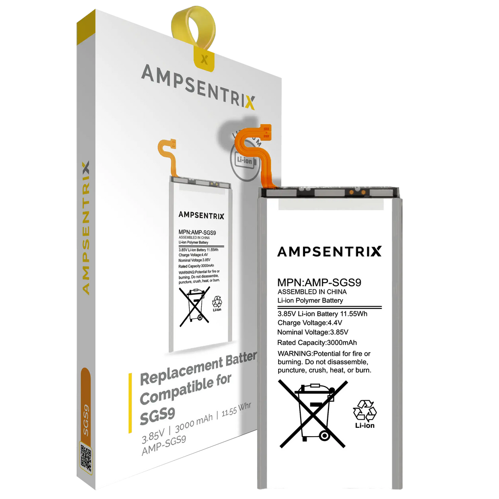 Ersatzakku für Samsung Galaxy S9 (AmpSentrix Pro)