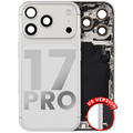 Backcover m. Ladebuchse-Flex iPhone 17 Pro US Silber OEM Pull A