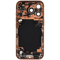 Backcover/Rahmen mit Ladebuchse Flex und Kleinteilen kompatibel für iPhone 17 Pro (US-Version) (Gebrauchtes OEM-Ausbauteil: Grade A) (Cosmic Orange)