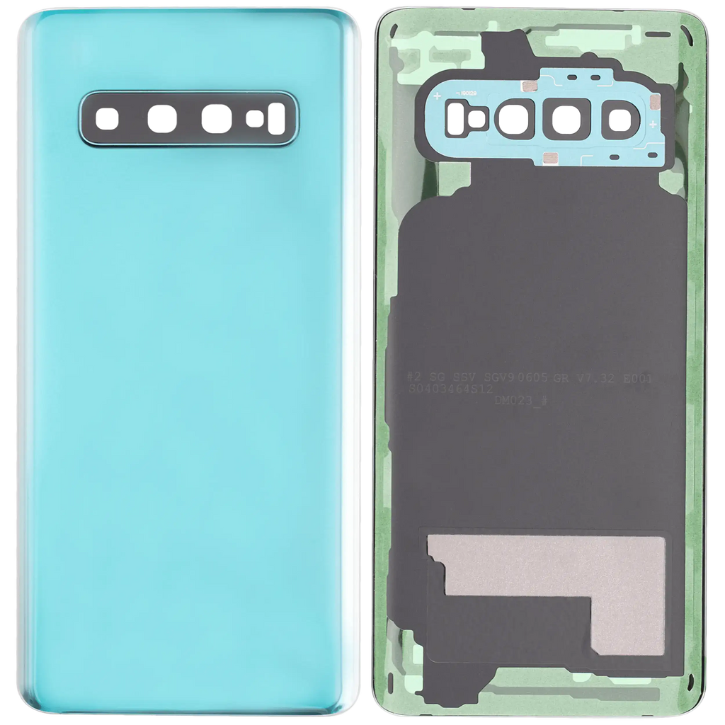 Backcover-Glas m. Kameralinse Samsung Galaxy S10 Service Pack Prism Green