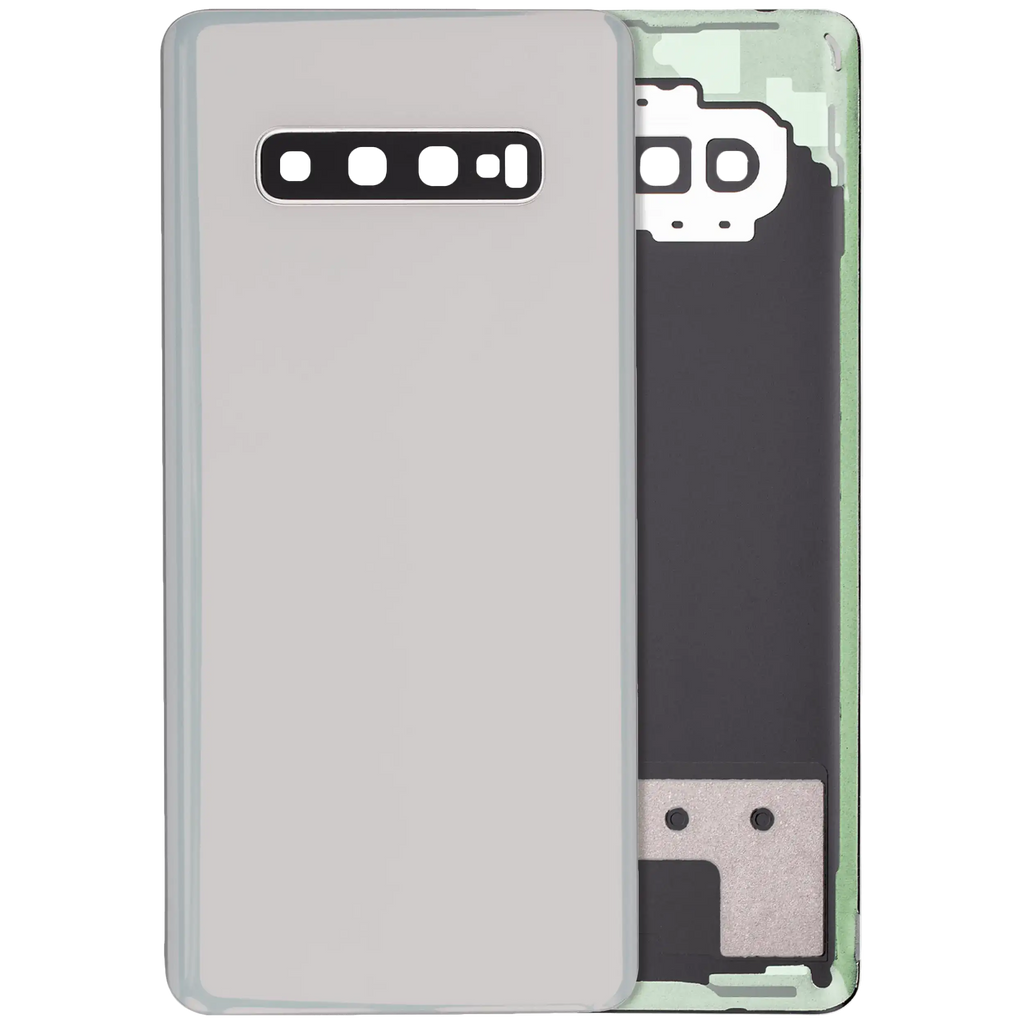 Samsung Galaxy S10 Plus Backcover-Glas Service Pack Silber