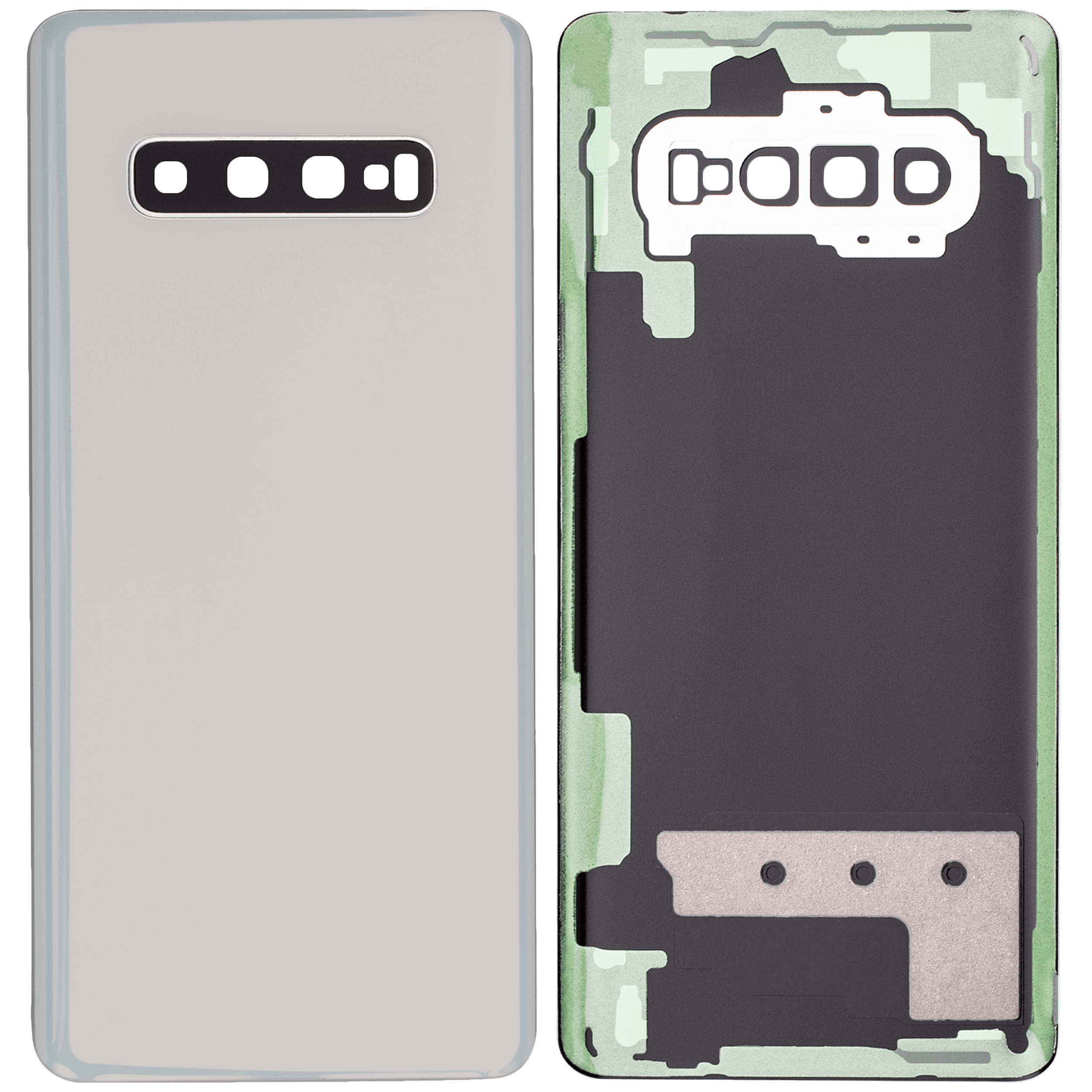 Samsung Galaxy S10 Plus Backcover-Glas Service Pack Silber