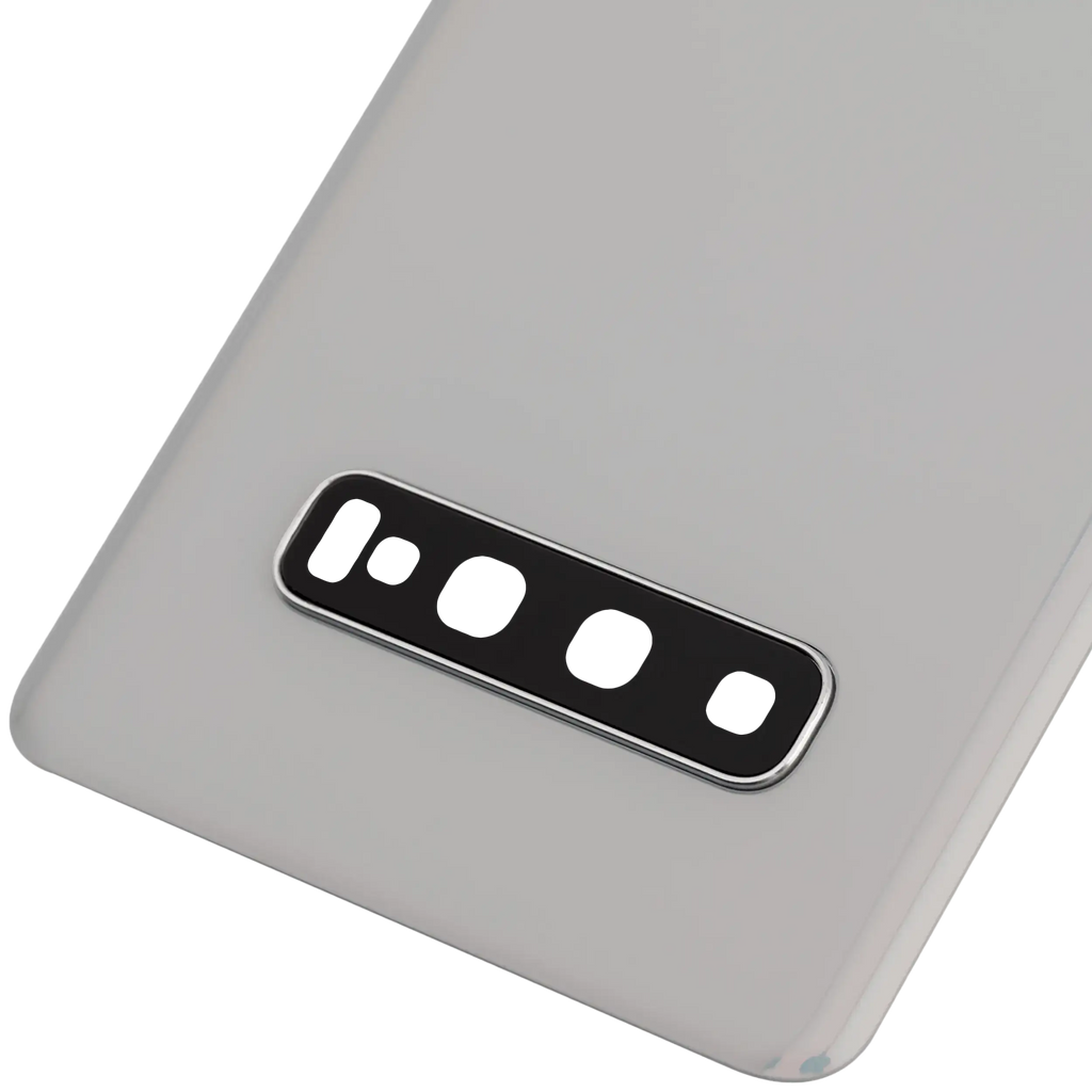 Samsung Galaxy S10 Plus Backcover-Glas Service Pack Silber