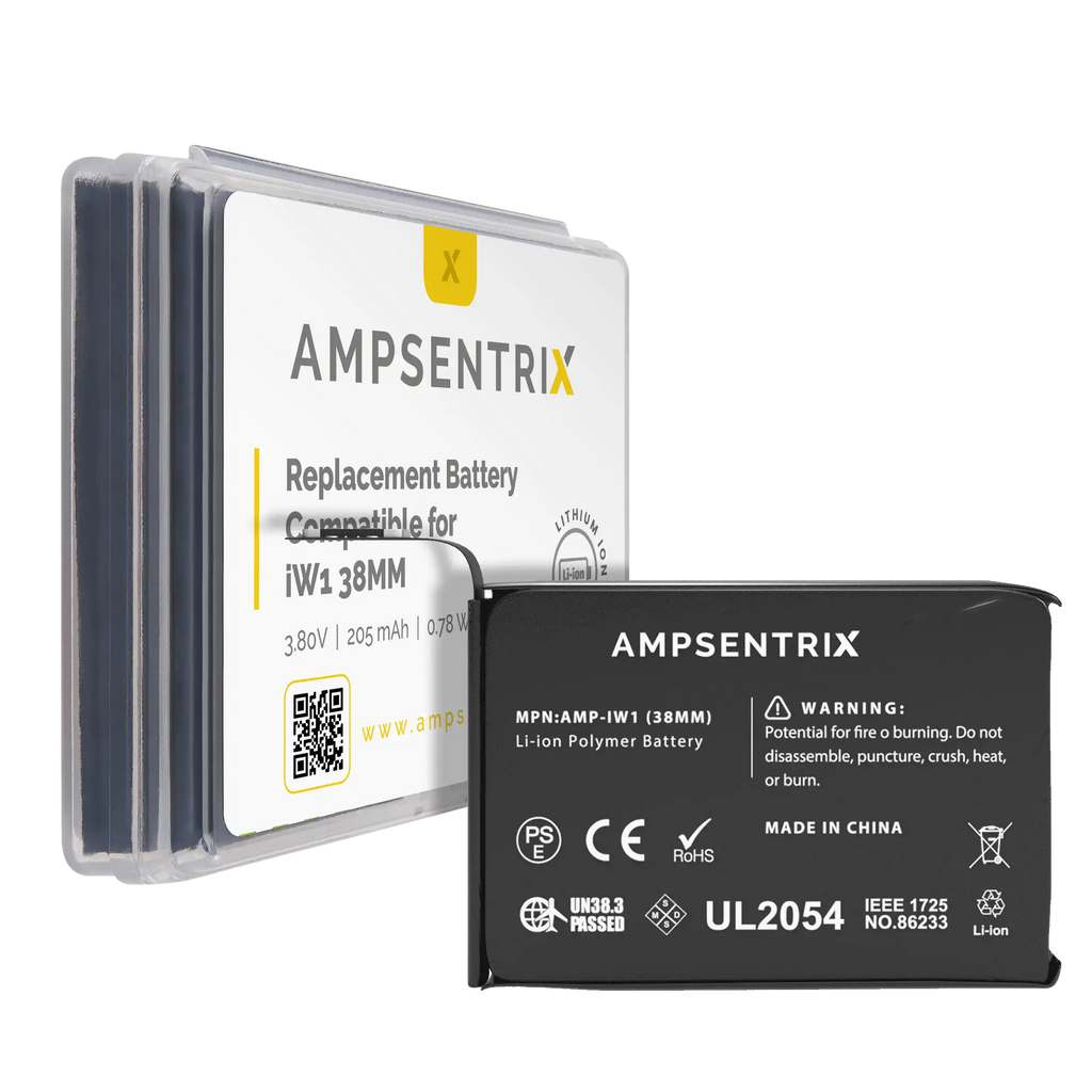 Replacement Battery for Apple Watch Series 1 (38MM) (AmpSentrix Pro)