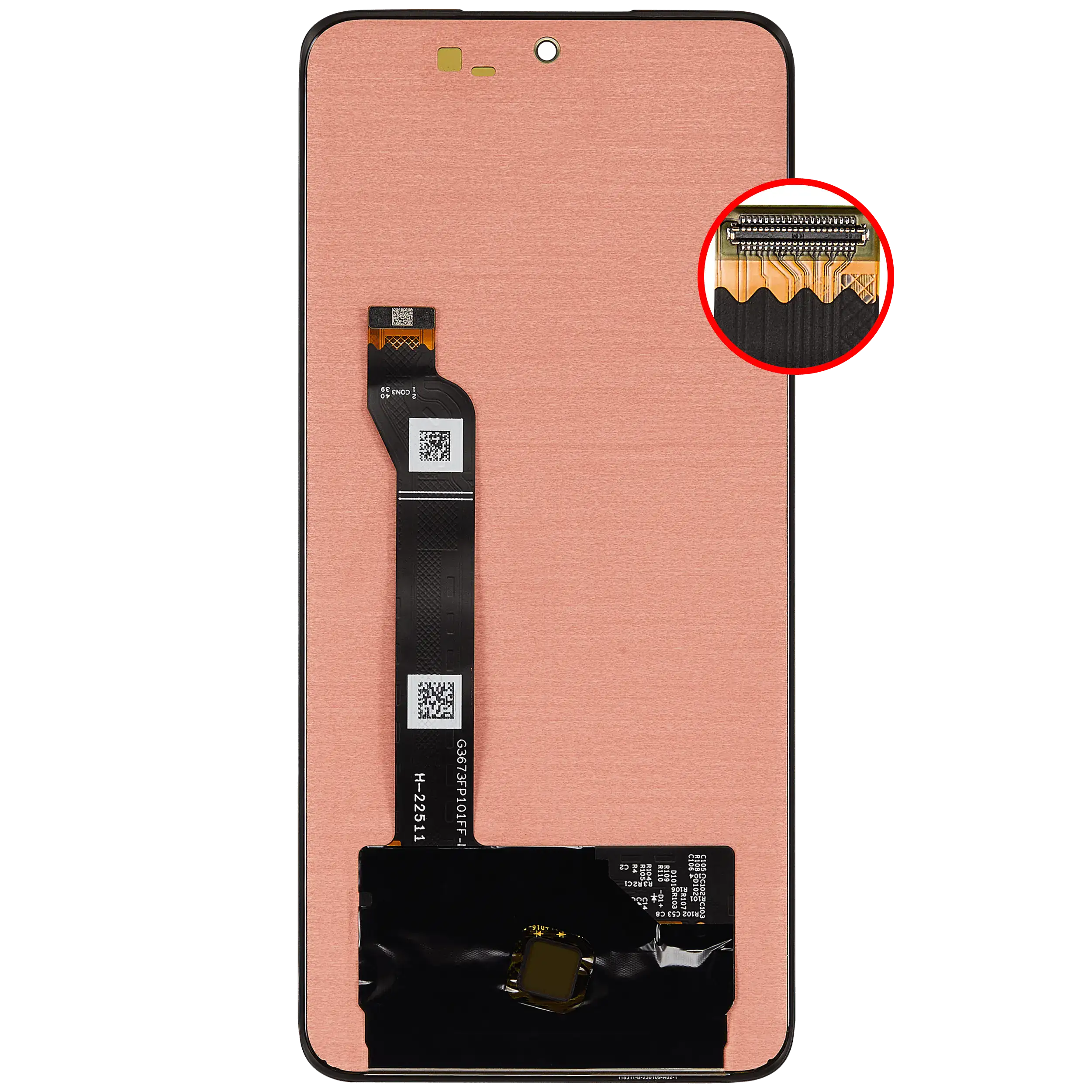 OLED-Display ohne Rahmen für Honor Magic5 (Refurbished) (Alle Farben)